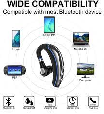 FIMITECH Bluetooth Headset Wireless Earpiece V5.0